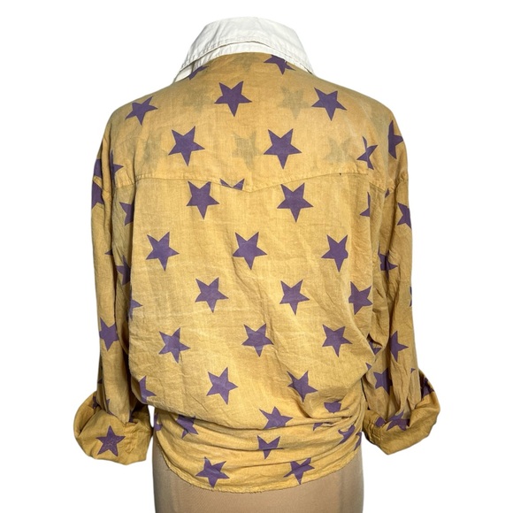 Magnolia Pearl Tops Magnolia Pearl Extragalactic Boyfriend Shirt